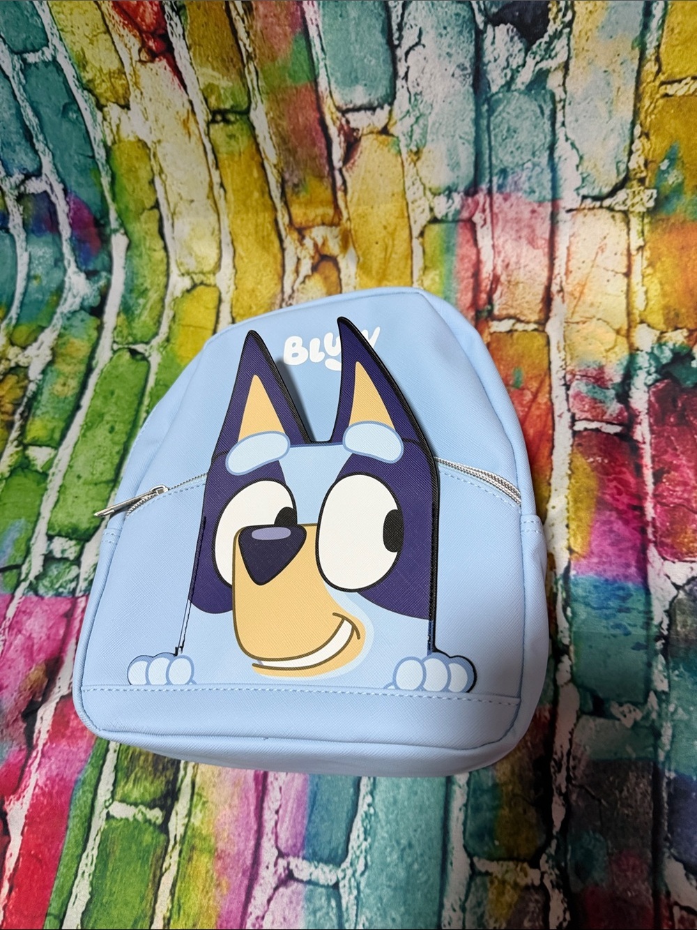 Blue Cartoon Dog Mini Backpack - Bluey